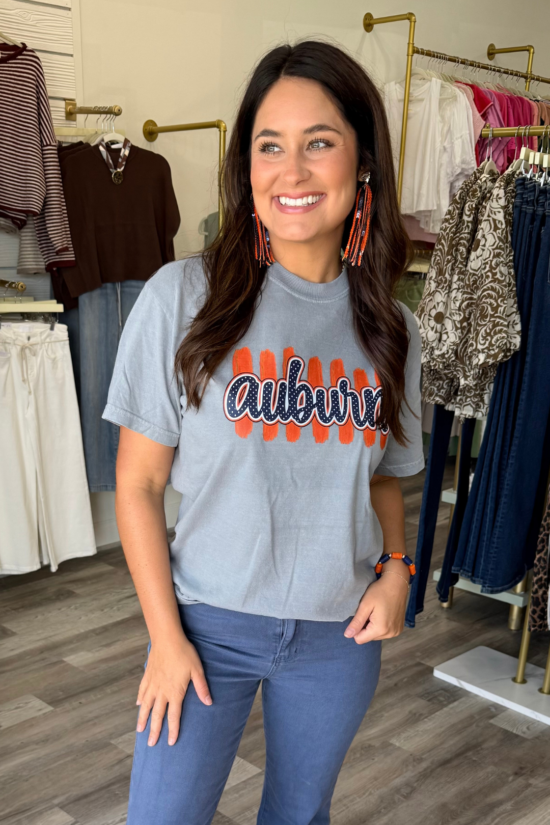 Dotted In Auburn Spirit