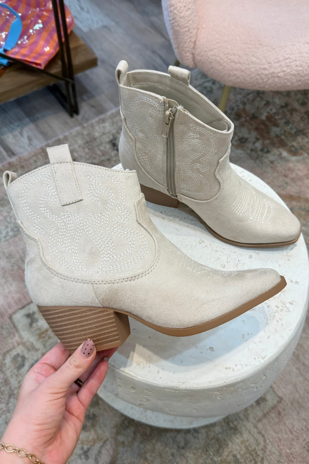 The Willow Suede Booties