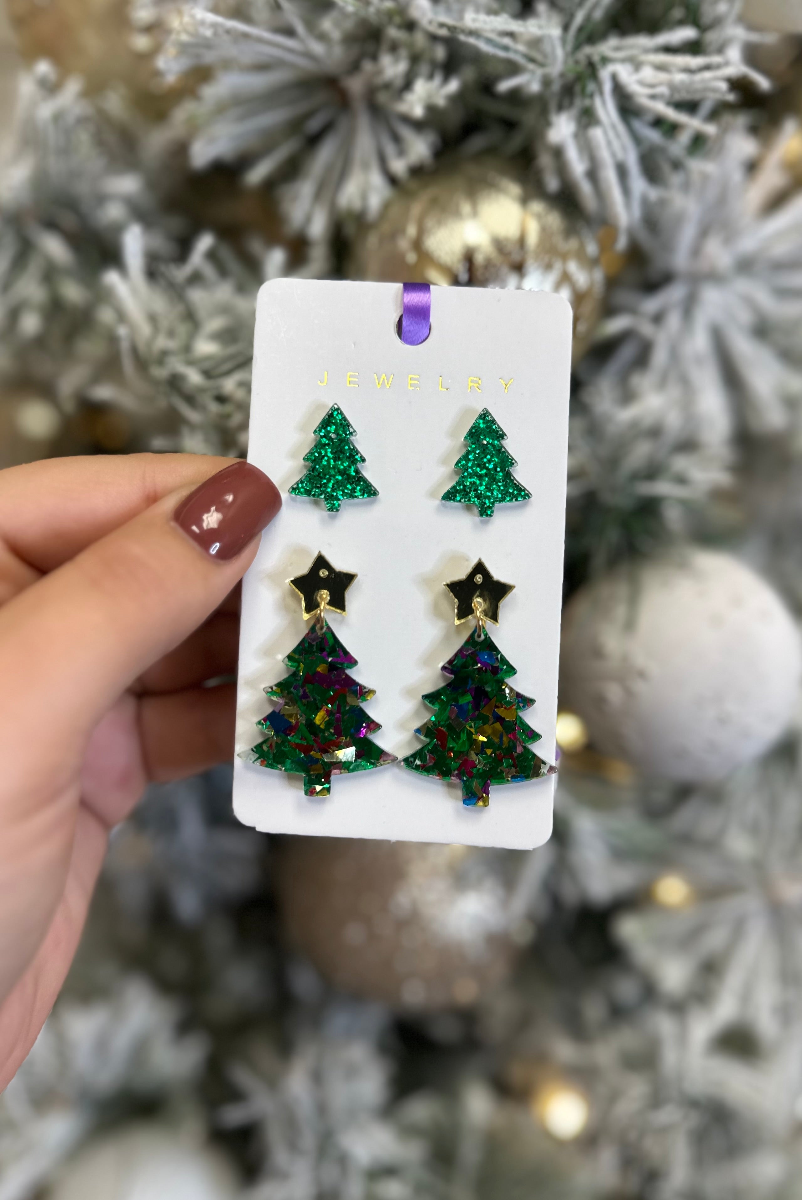 Tree Duo Earring Set  **Doorbuster**  (Final Sale)