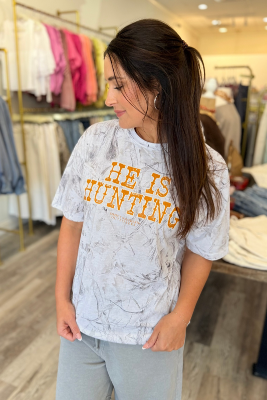 Simply Southern He Is Hunting Tee