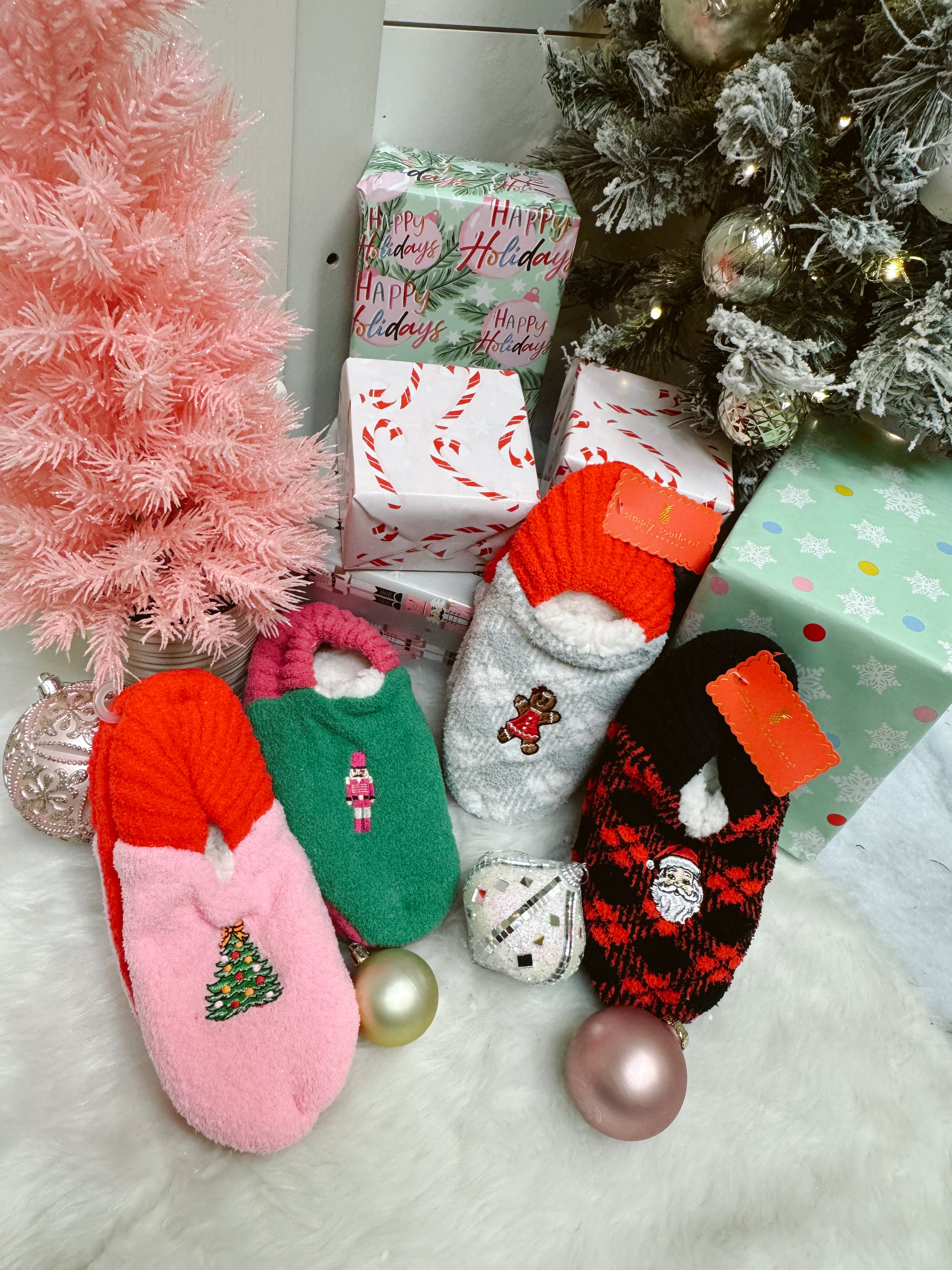 Simply Southern Christmas Slipper Socks