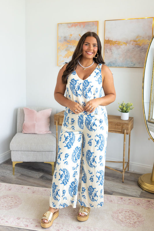 Floral Illusion Jumpsuit