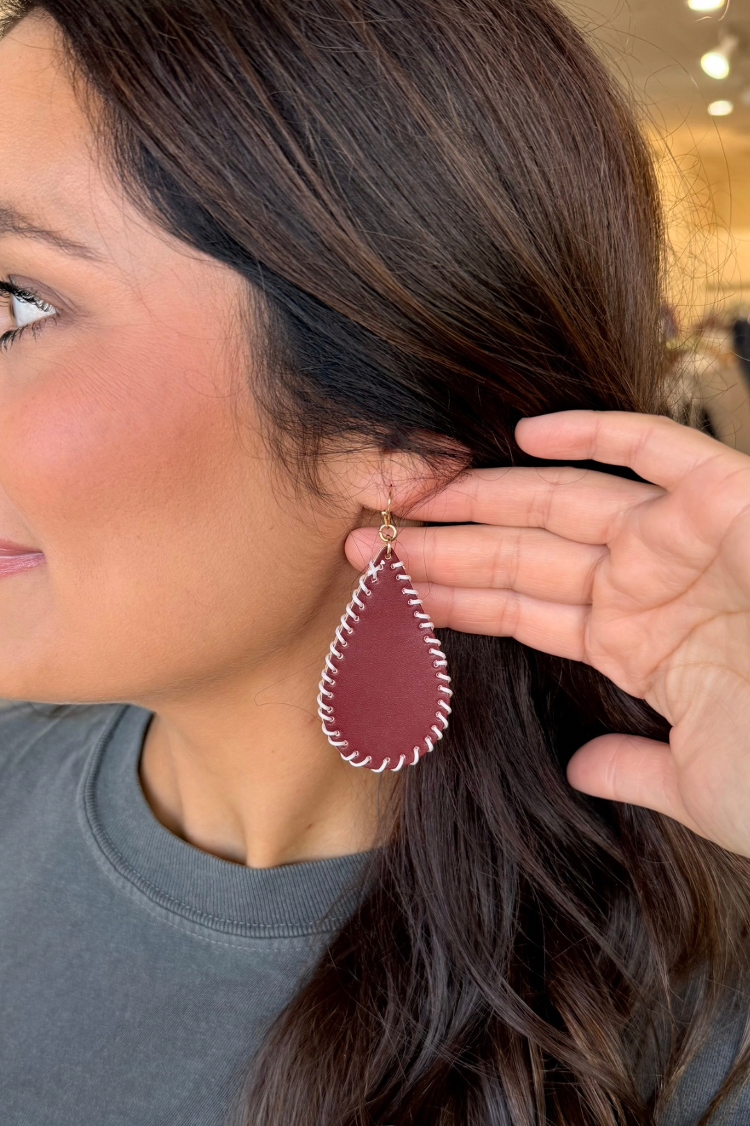 Stadium Stitch Earrings
