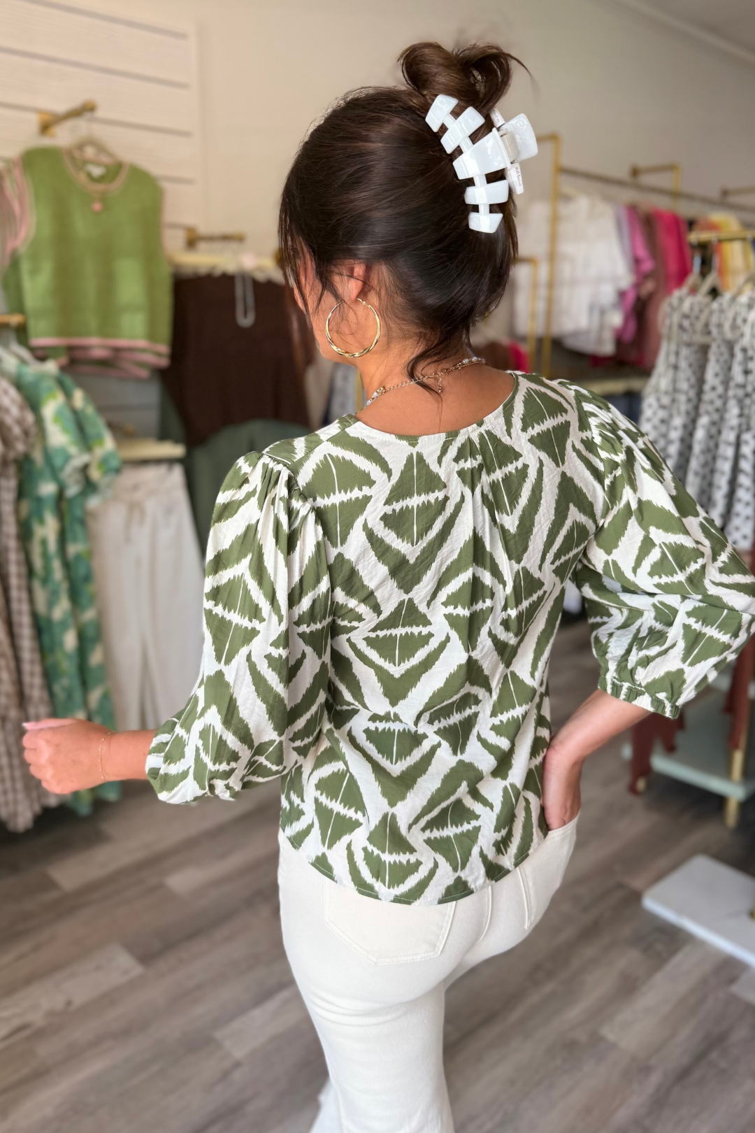 Olive Impression Blouse
