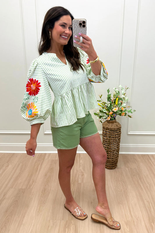 Wildflower Grove Striped Top