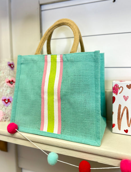 Fun Striped Gift Tote Bag