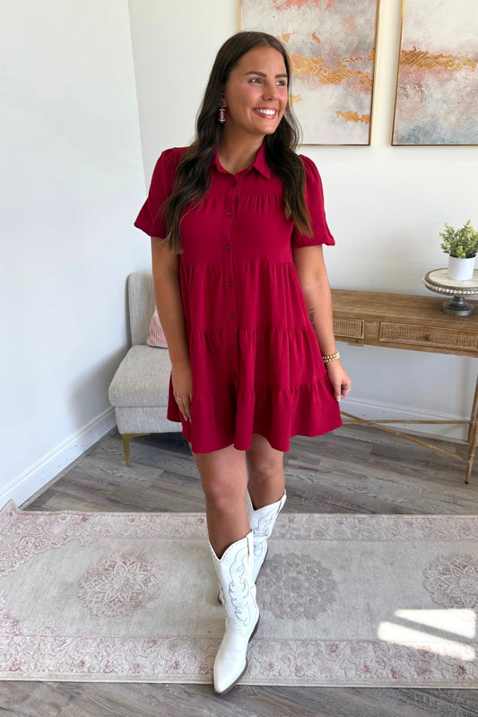 Crimson Belle Dress