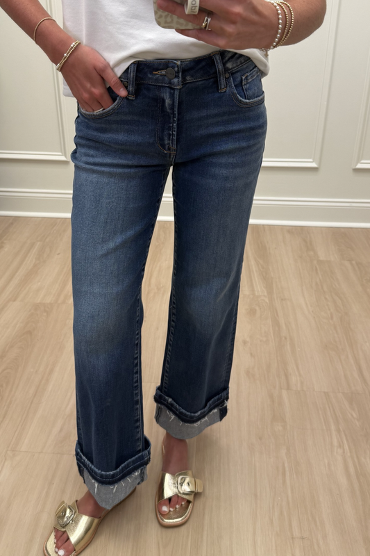 Off-Duty Cuff Jeans