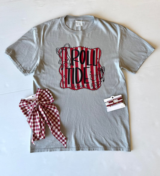 Roll Tide Stripes & Spirit Tee