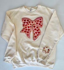 Snazzy Bow Patch Sweatshirt  **Final Sale**