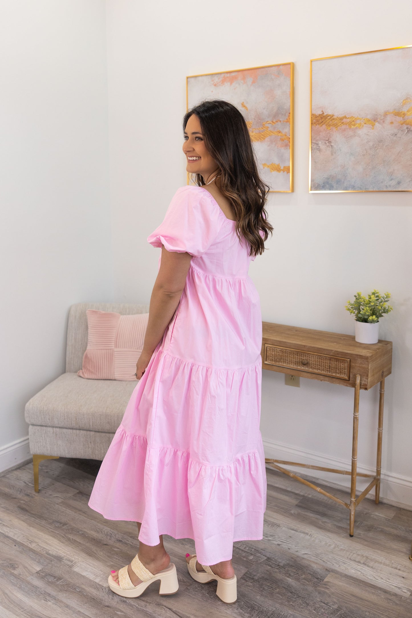 Pink Radiance Maxi Dress