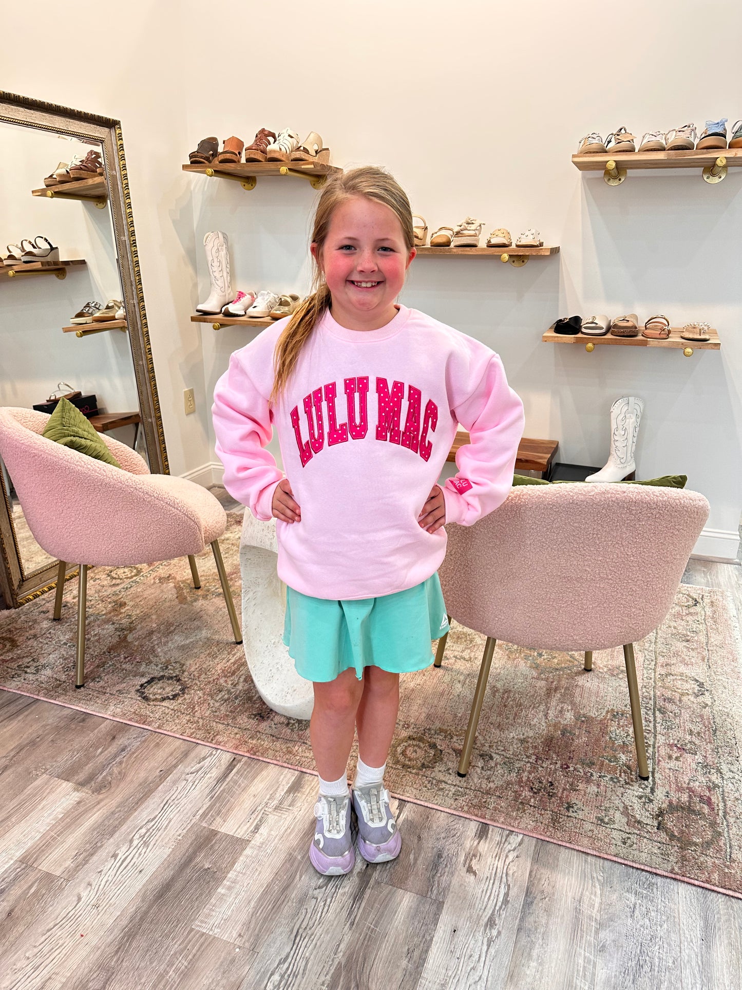 Lulu Mac Polka Dot Sweatshirt - Youth