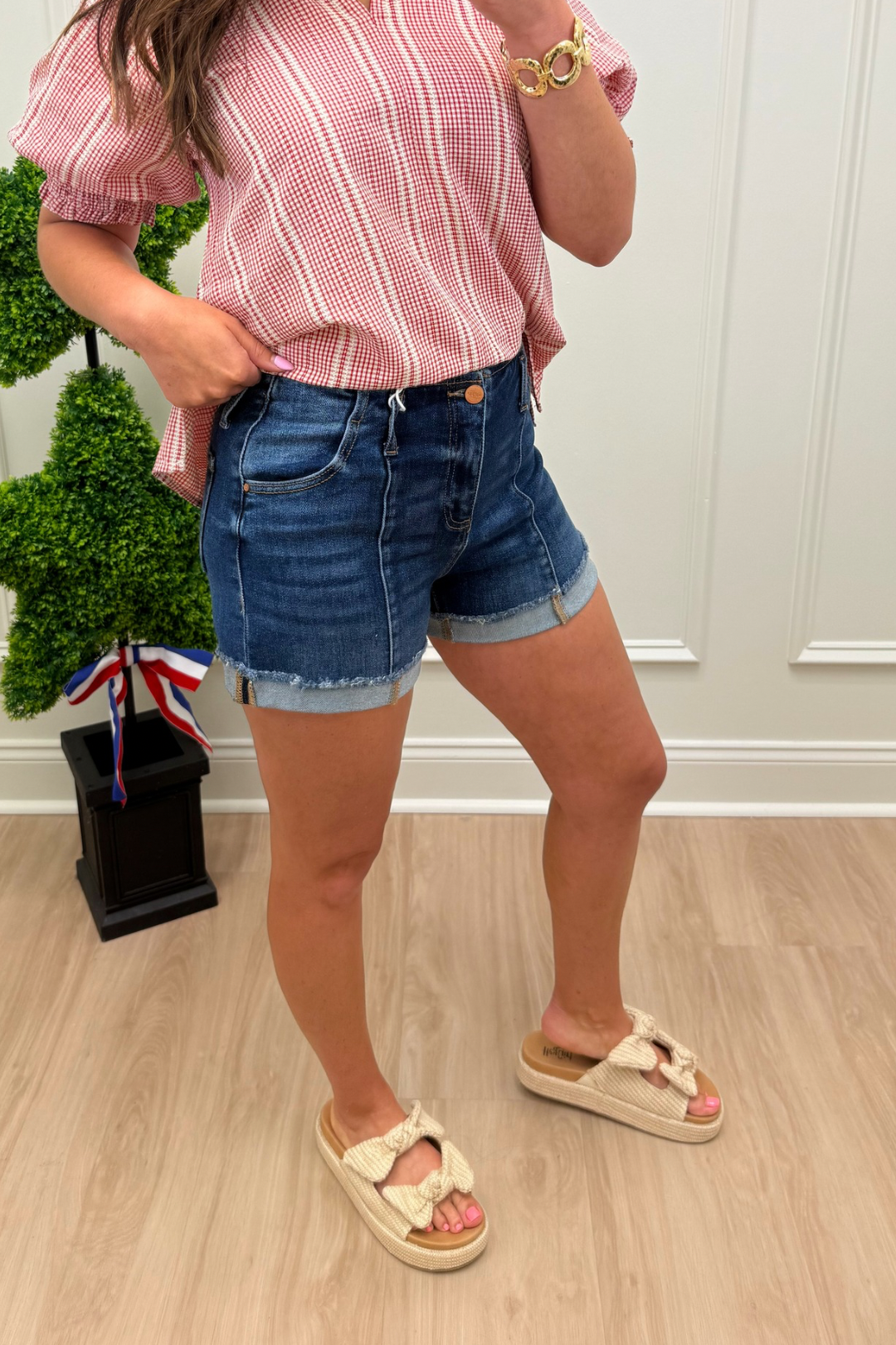 Current Obsession Denim Shorts