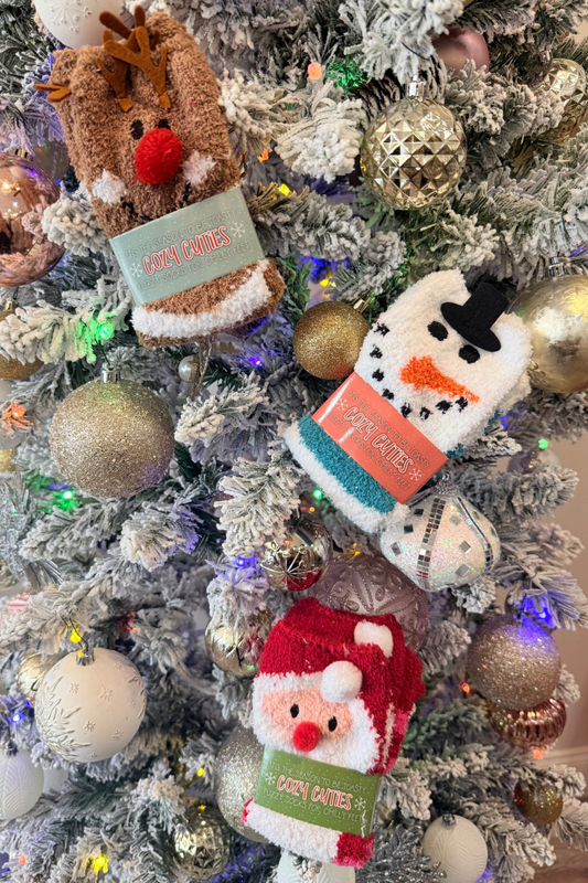 Cozy Cuties Fuzzy Holiday Socks