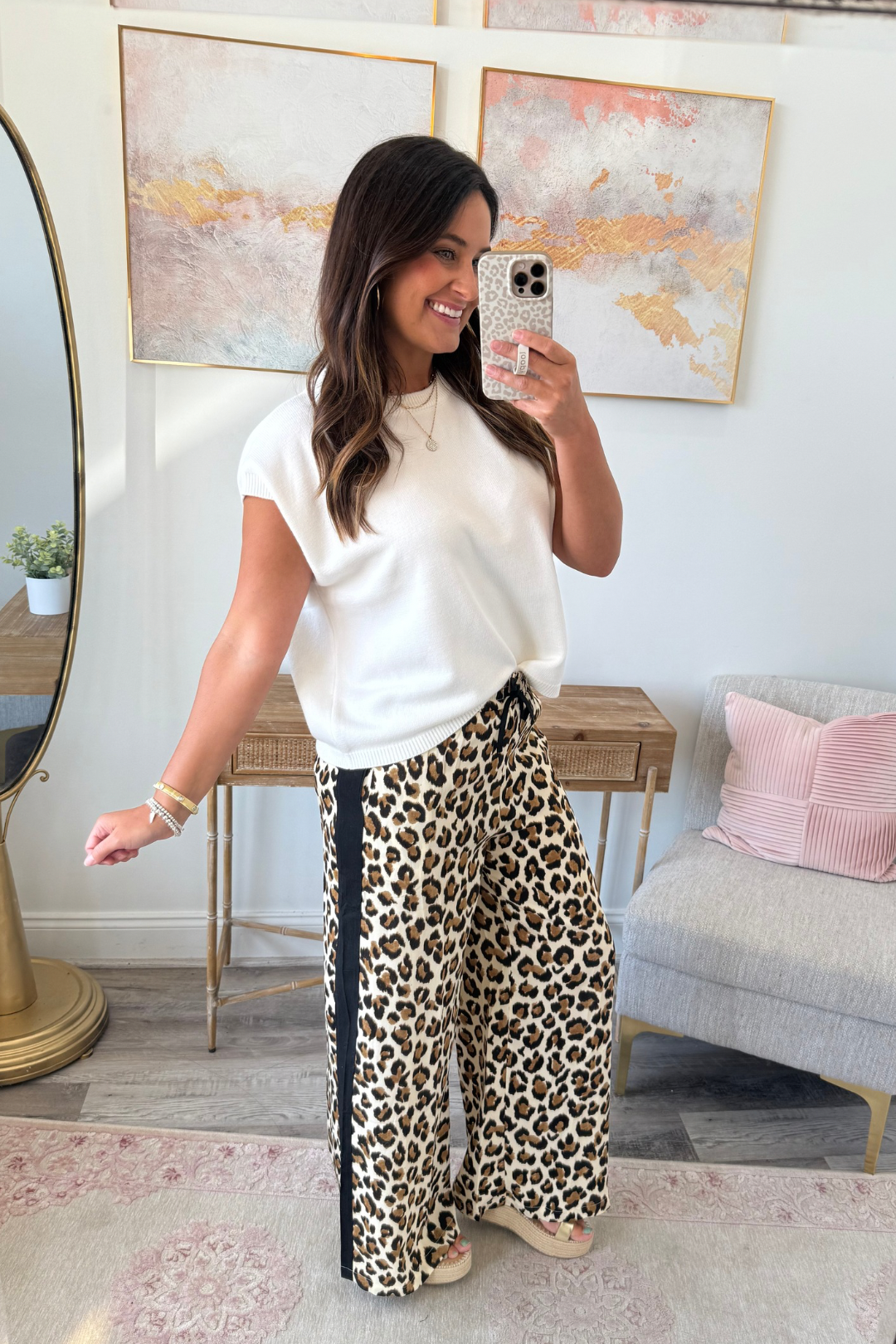 Leopard Whisper Pants