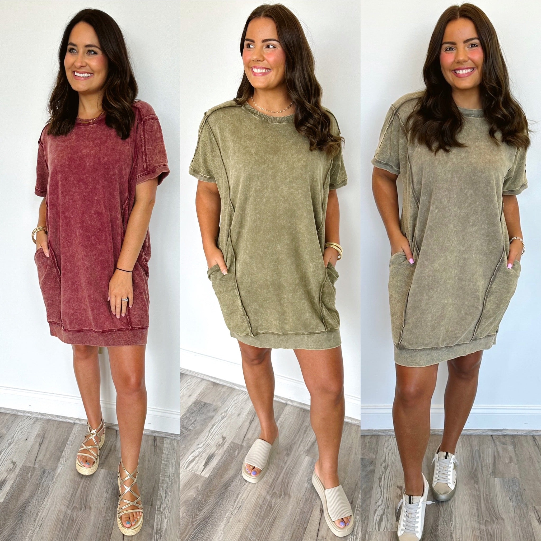 French Terry Pocket Dress