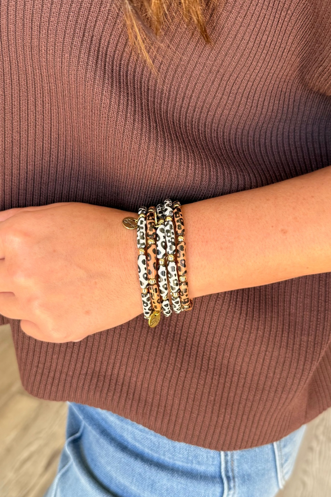 Erimish Leopard Bracelet Set