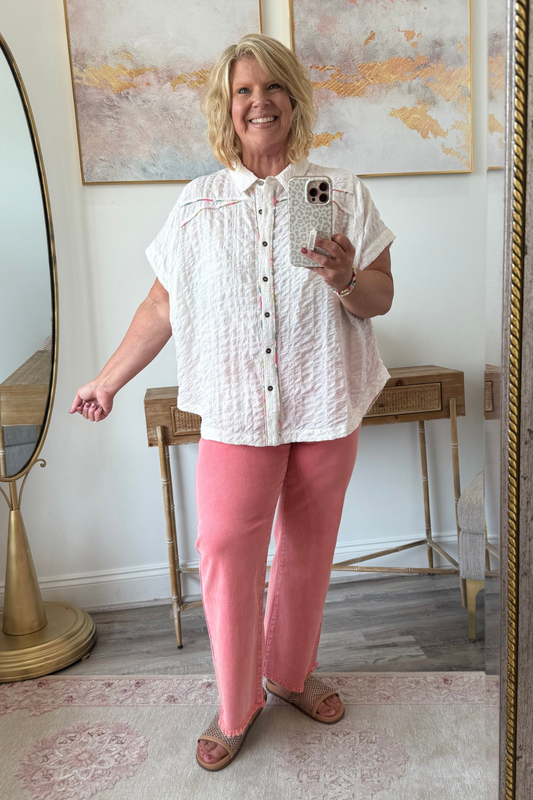 The Popstitch Top  **Final Sale**