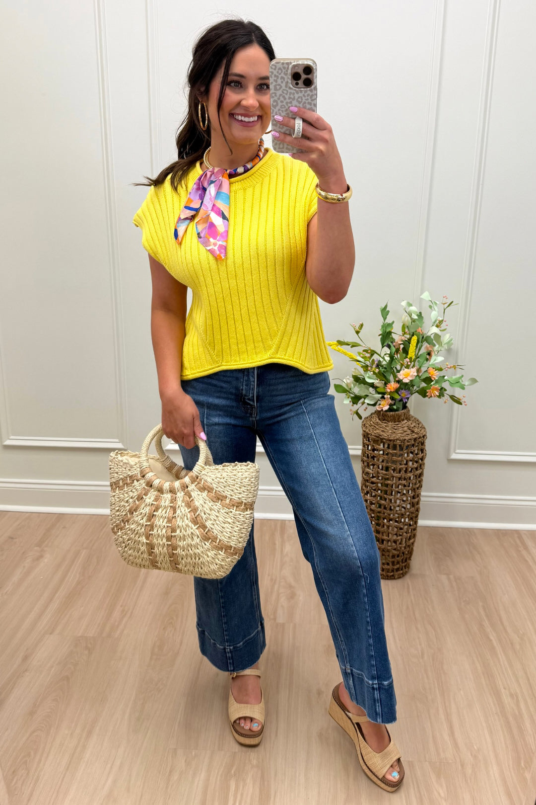 Sunshine Sweetheart Knit Top