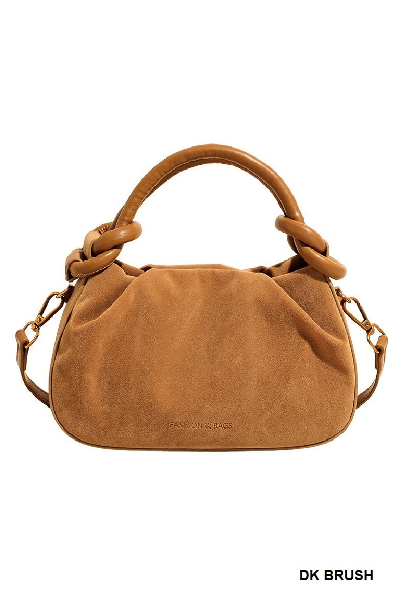 Out Late Suede Handbag