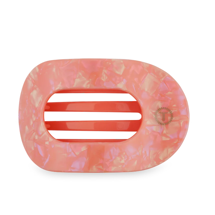 Teleties Dreamsicle Flat Round Hair Clip