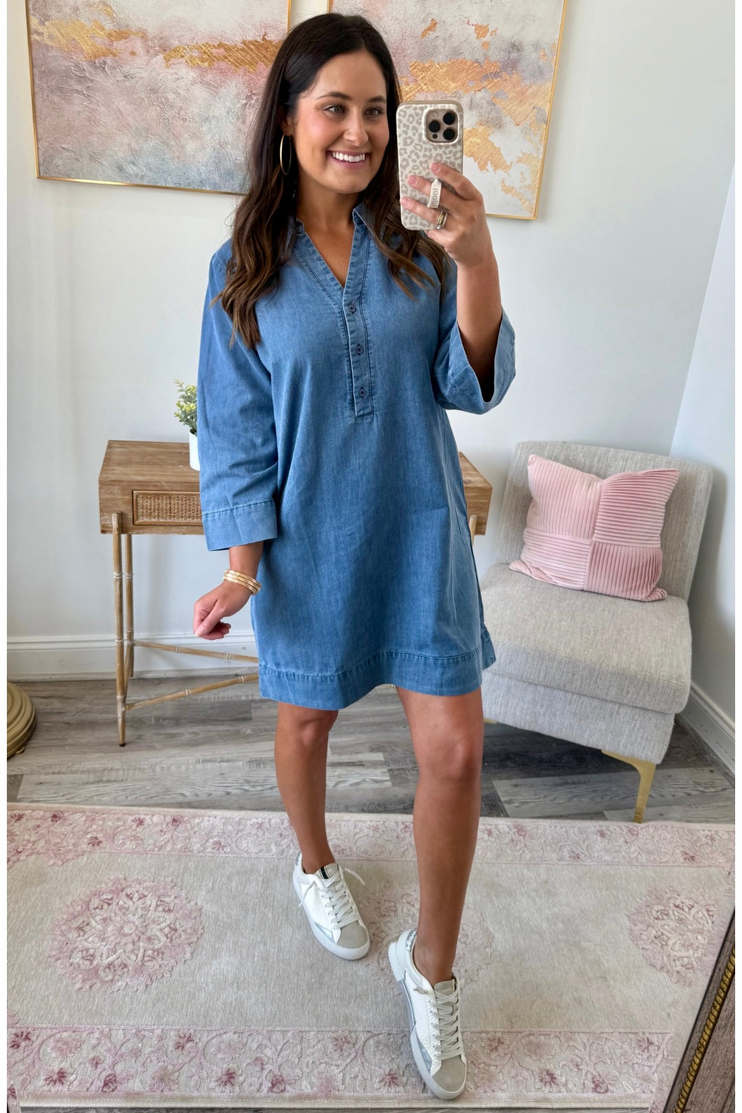 First Class Denim Dress