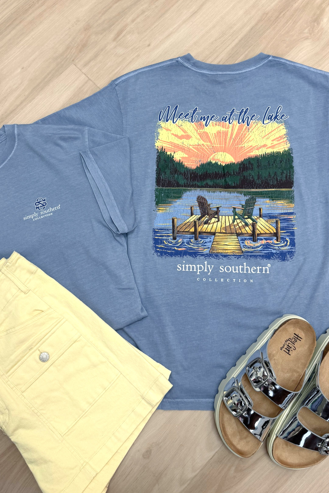 Simply Southern Meet Me At The Lake Tee