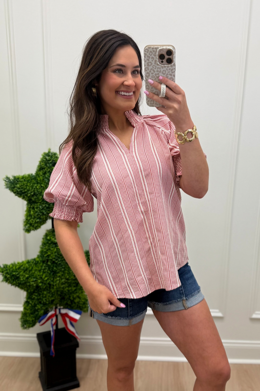 Daisy Mae Embroidered Top
