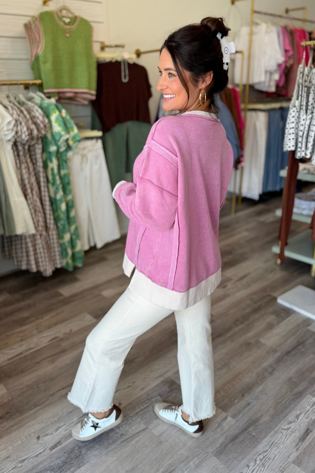Cozy Contrast Pullover