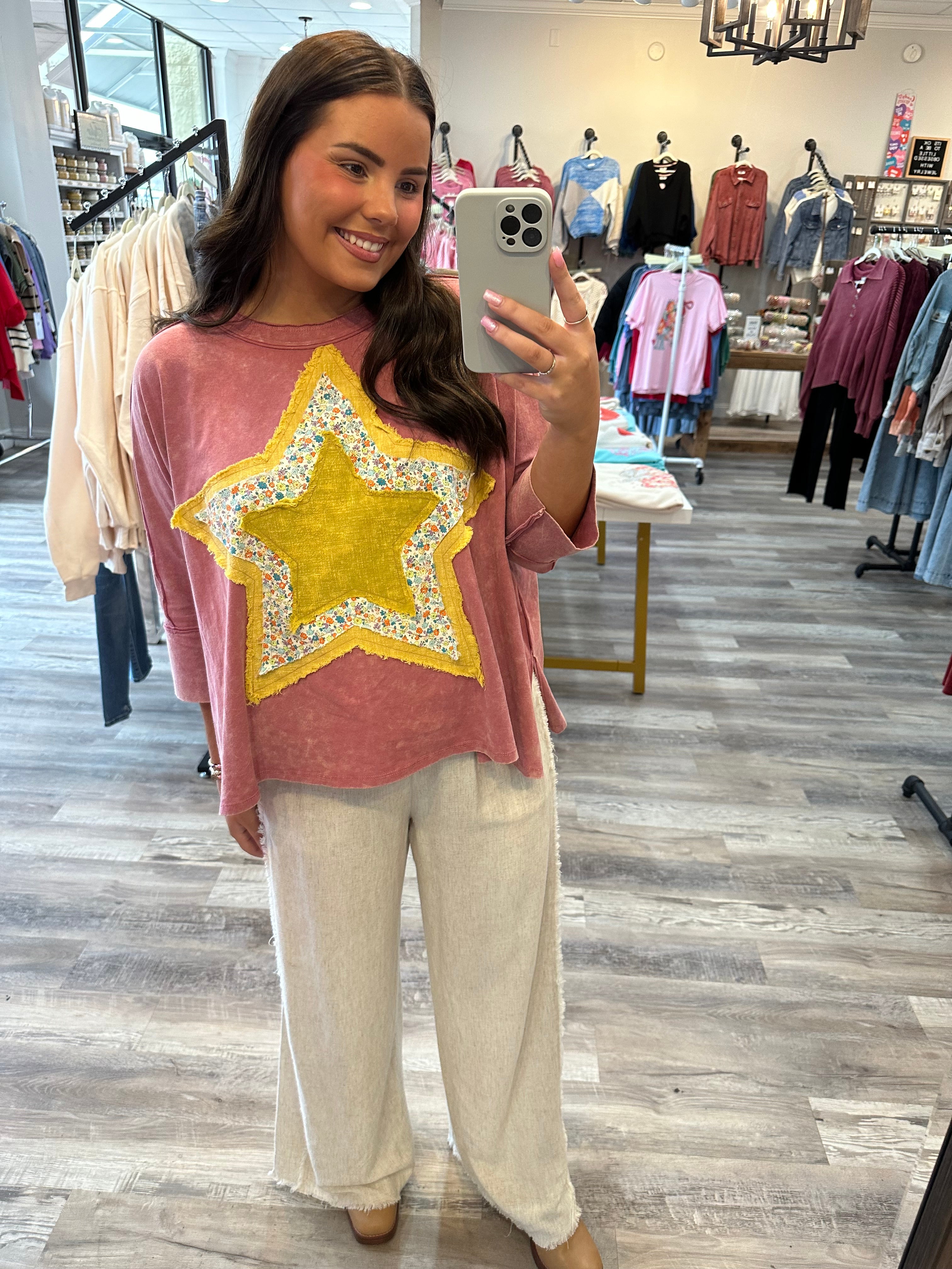 Star Stitched Top