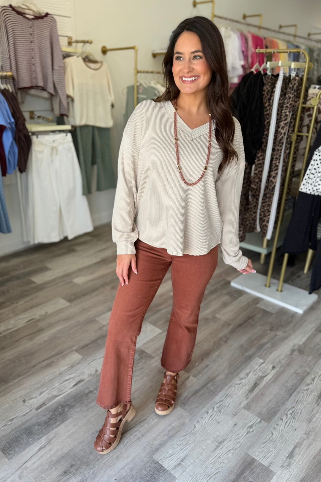Almond Cream Top