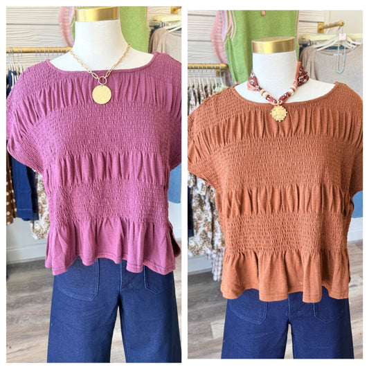 Simply Sweet Smocked Top