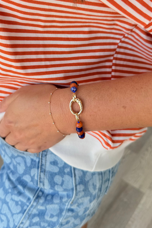War Eagle Beaded Bracelet