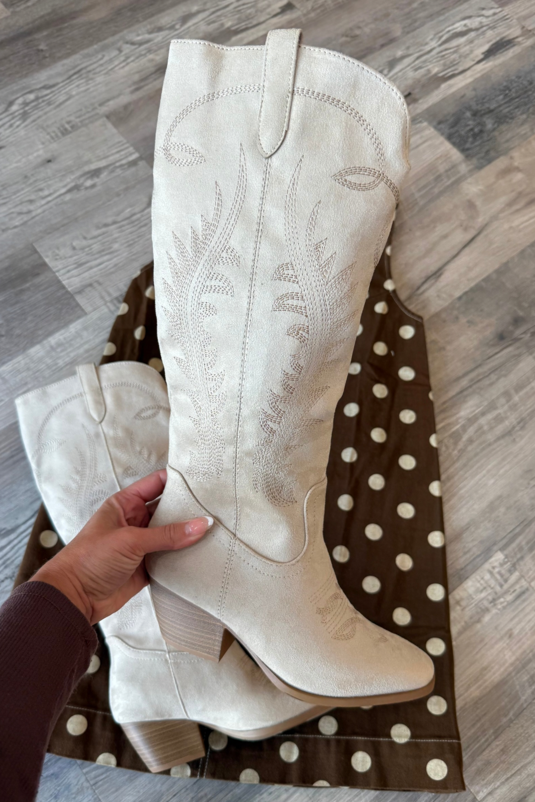 Western Charm Knee High Boots
