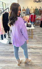 Mixed Up Lavender Top