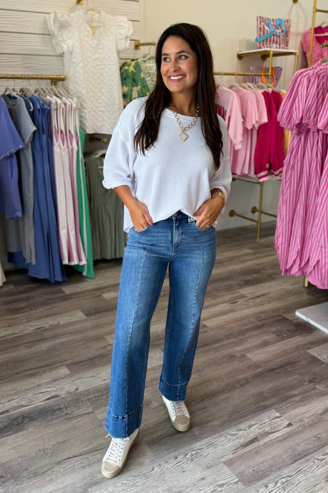 Flow Line Wide Jeans