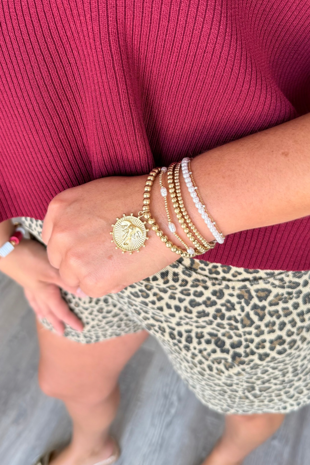 Tusk & Pearl Gameday Bracelet Stack