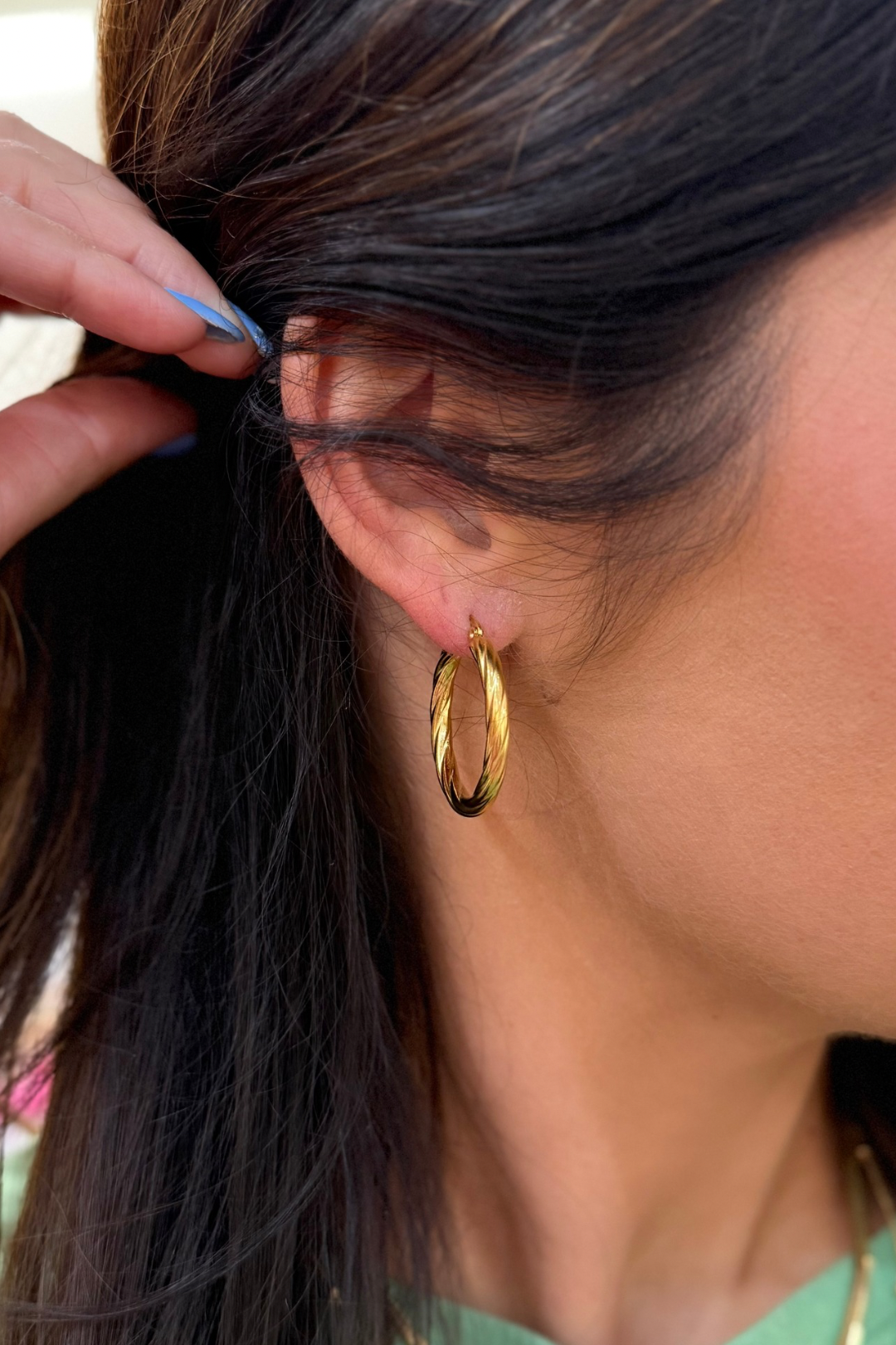 Twisted Luxe Hoops
