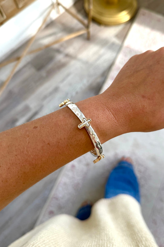 Crossline Charm Bracelet