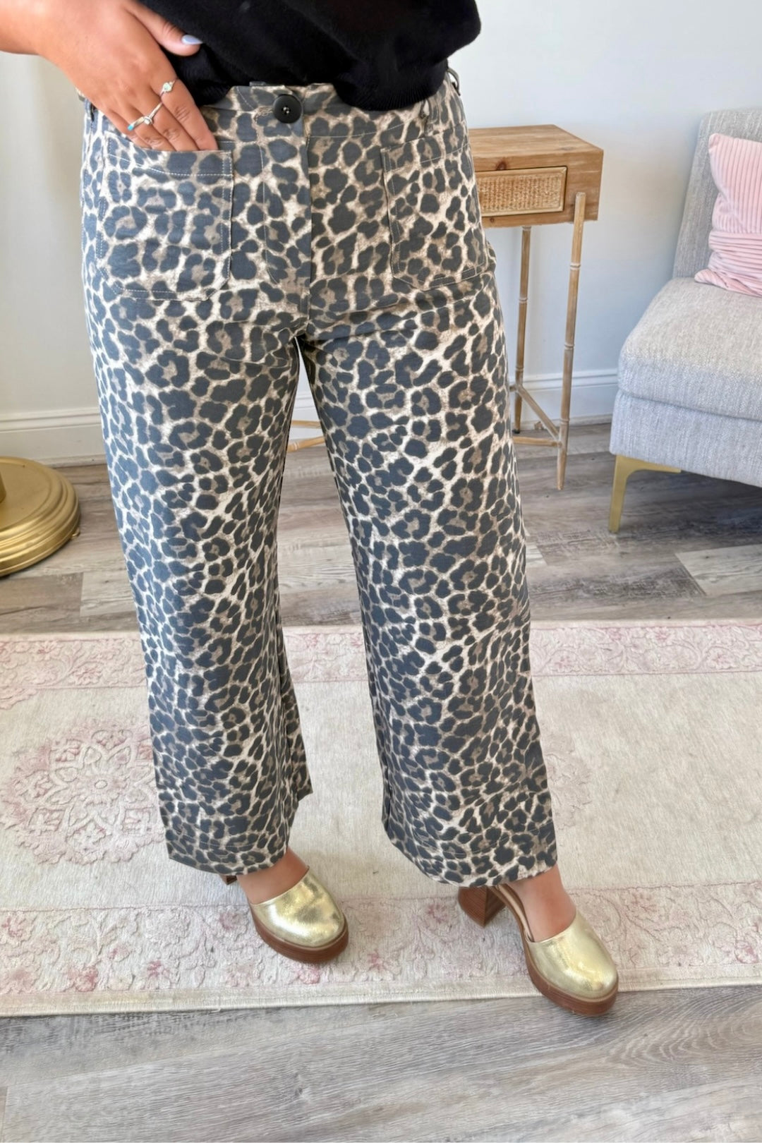 Spotted Statement Pants
