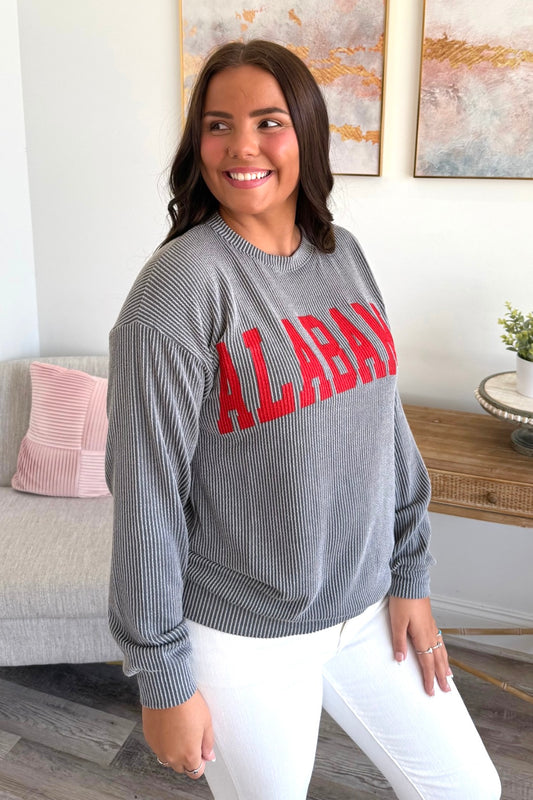 Alabama Ribbed Gameday Top