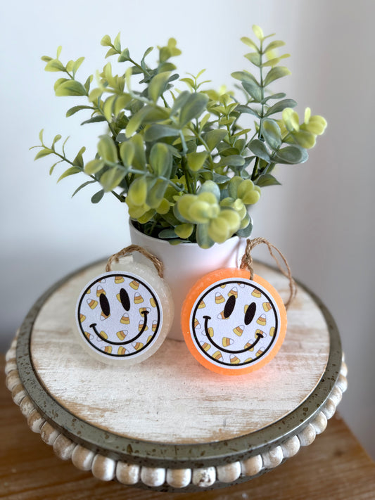 Candy Corn Smiley Freshie