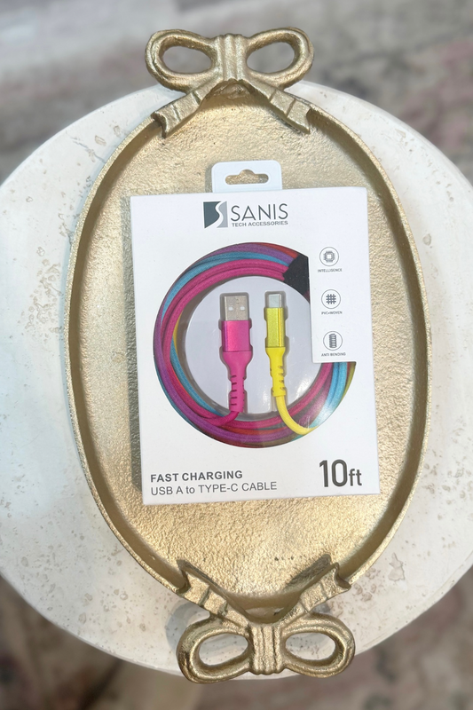 Sanis 10ft Fast Charging Cable
