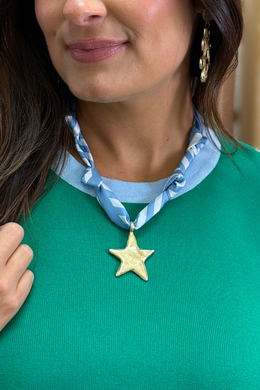 Starfall Scarf Necklace