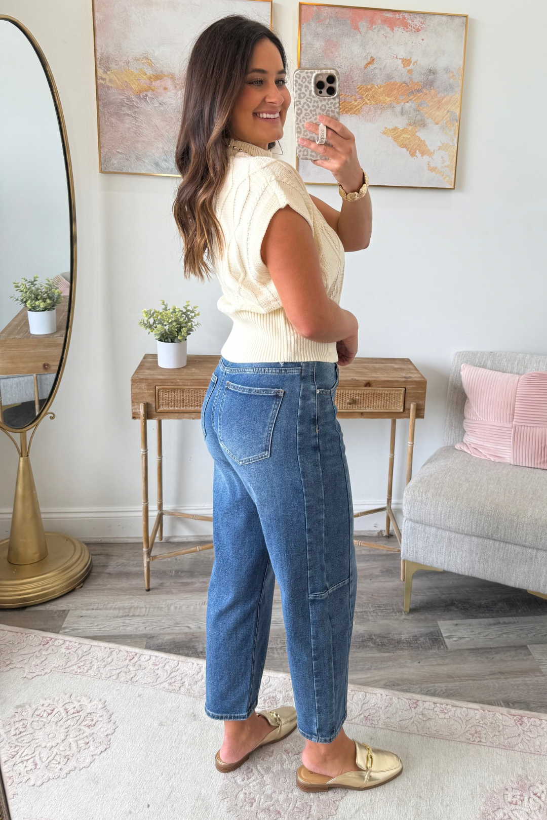 Vanilla Stitch Sweater Top