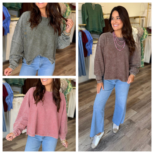 Vintage Edge Pullover