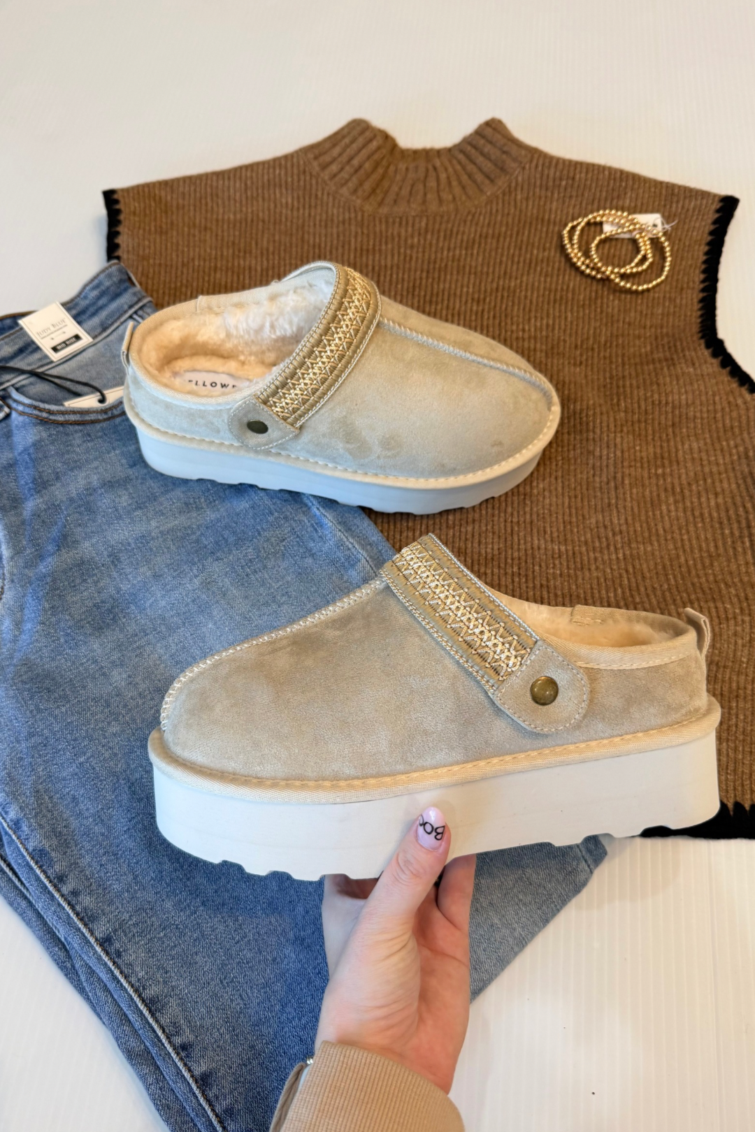 Yellow Box Magda Flatform Clog