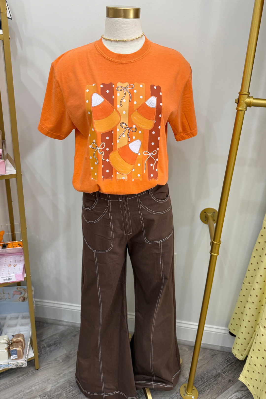 Candy Corn Pop Comfort Color Tee