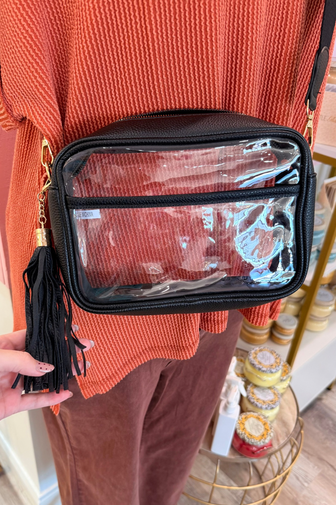 Fierce & Clear Crossbody Bag