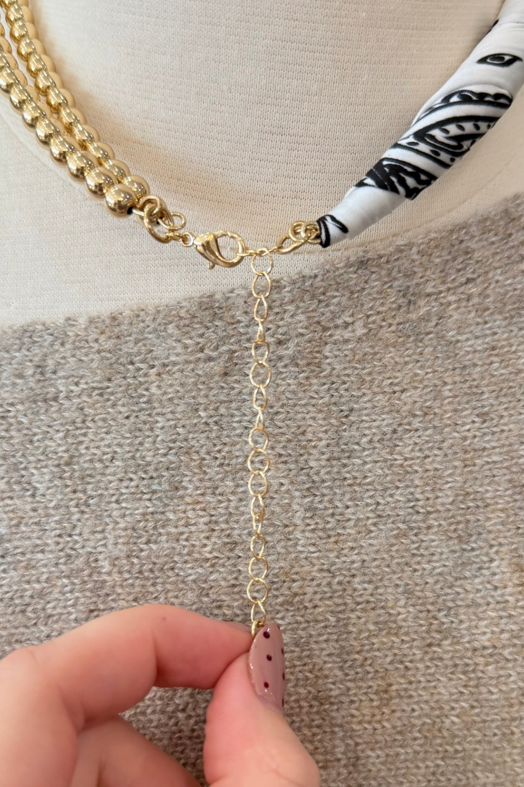 Scarf Ring Necklaces